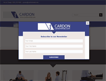 Tablet Screenshot of cardonrehab.com